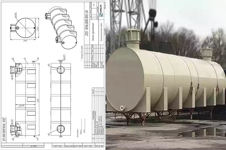 Пластиковая емкость 50 кубов